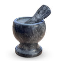Marble Pestle and Mortar – Black or Grey, 13.5 cm Footed Bowl - Black