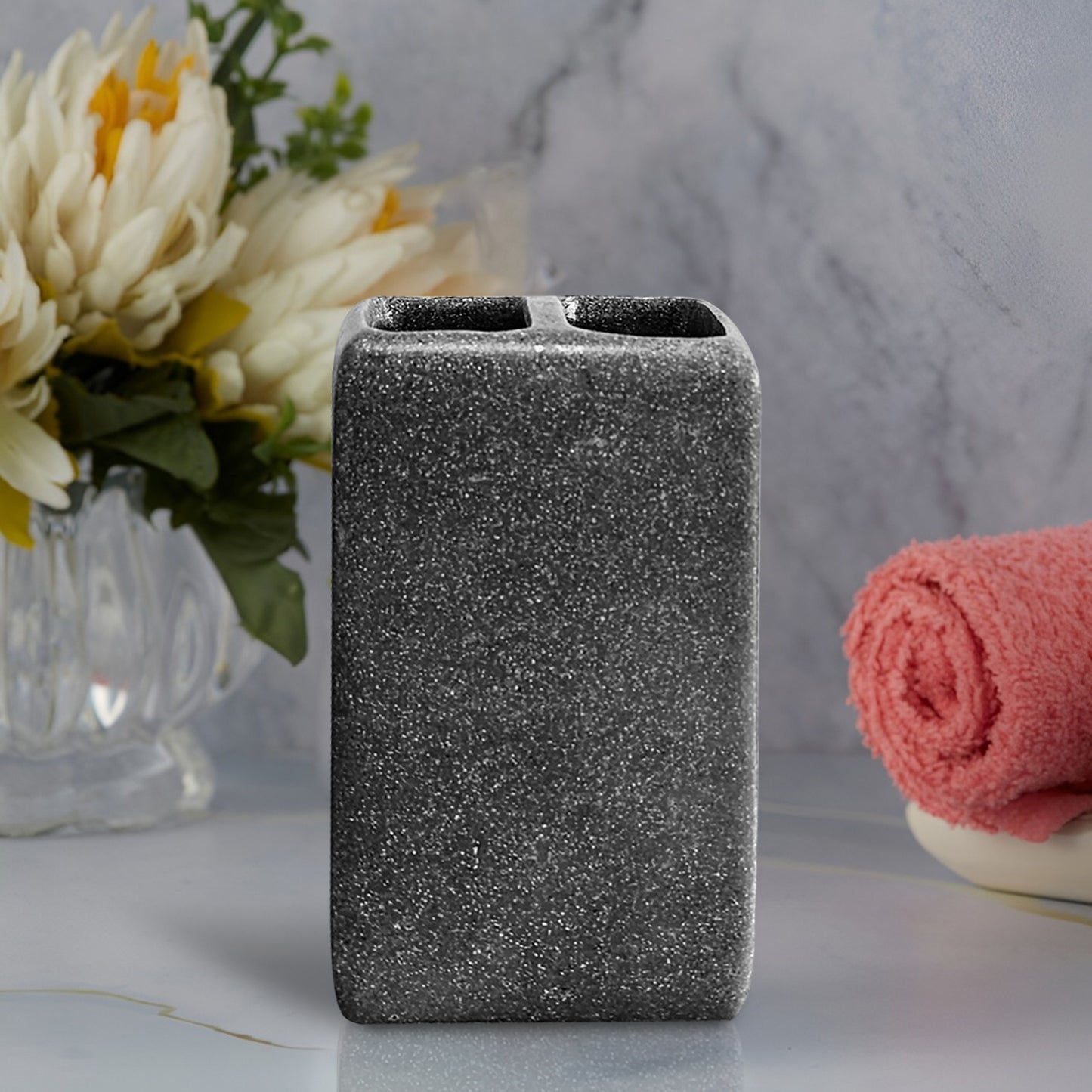 stone toothbrush holder