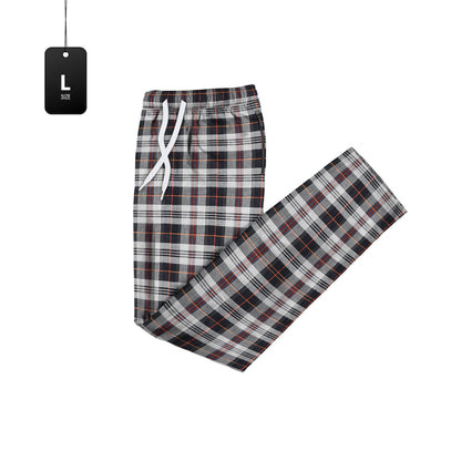 Men's Flannel Pyjama Bottoms – 100% Cotton Plaid, Zip Pockets, M to XXL - photo 4