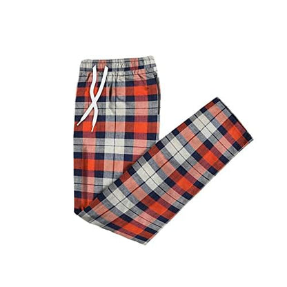 Men's Flannel Pyjama Bottoms – 100% Cotton Plaid, Zip Pockets, M to XXL - photo 3