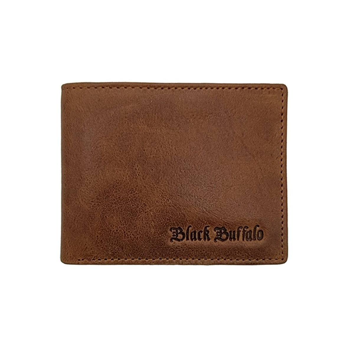 Men's Leather Bifold Wallet – Slim, Coin Pocket, Brown or Light Brown - Brown