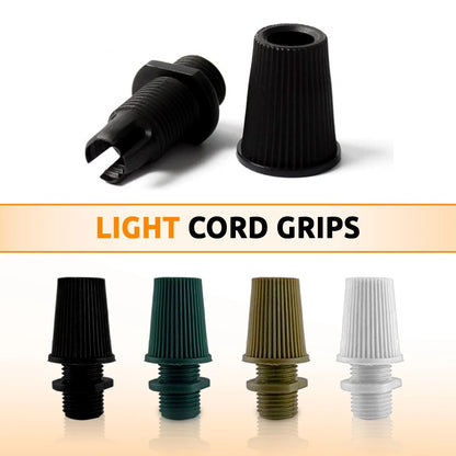 Plastic Cord Grip with Threaded Base – Black, Green, Army Green, White - photo 3