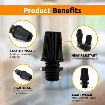 Plastic Cord Grip with Threaded Base – Black, Green, Army Green, White - photo 4