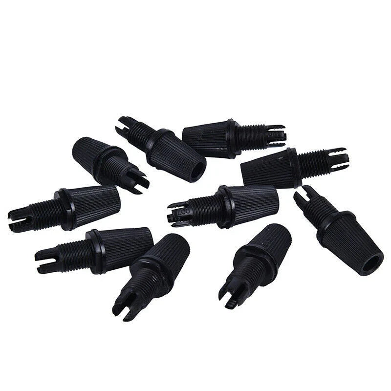 Plastic Cord Grip with Threaded Base – Black, Green, Army Green, White - Black, Pack of 100, Standard