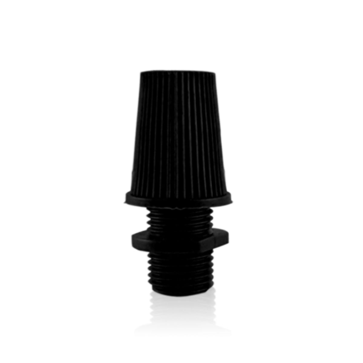 Plastic Cord Grip with Threaded Base – Black, Green, Army Green, White - Black, Single, Standard