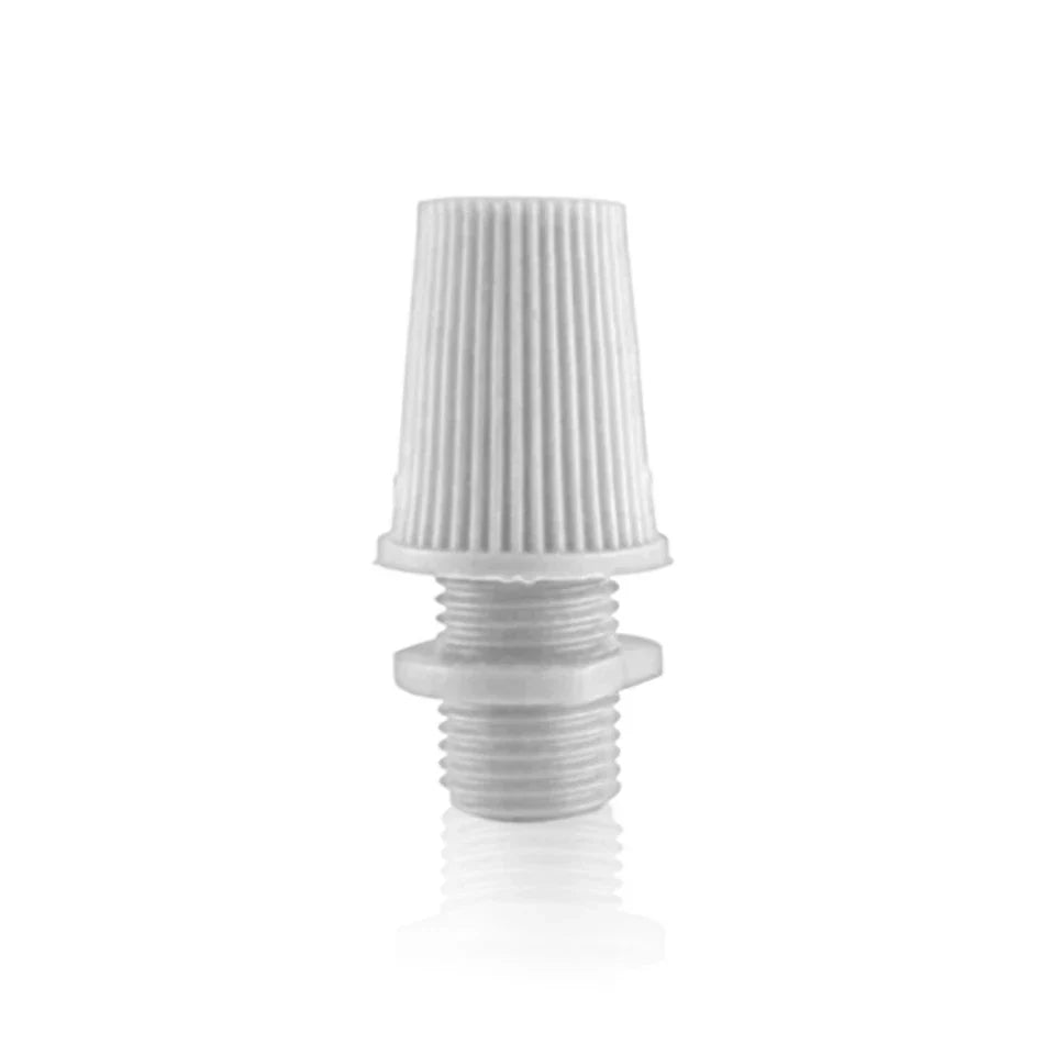 Plastic Cord Grip with Threaded Base – Black, Green, Army Green, White - White, Single, Standard