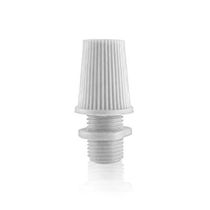 Plastic Cord Grip with Threaded Base – Black, Green, Army Green, White - White, Single, Standard