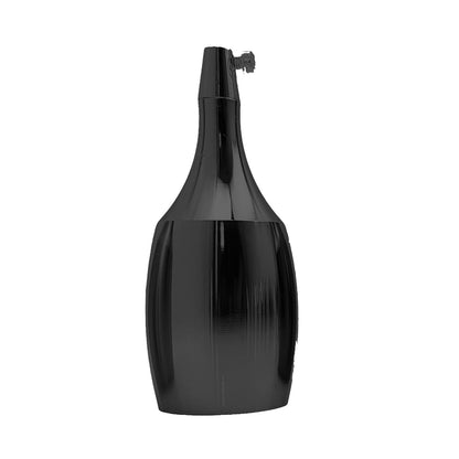 Teardrop E27 Lamp Holder – Metal, 6 Finishes - Shiny Black, Standard, Single