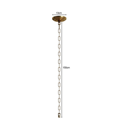 Metal Hanging Link Chain 80cm 25kg with Ceiling Rose Hook Plate - photo 8