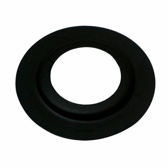 Black Metal Lampshade Reducer Plate – 60 mm, 29 mm Hole - photo 2