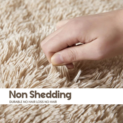 Fluffy Microfibre Door Mat – 50 x 80 cm, Non-Slip, Grey, Beige or Pink - photo 4