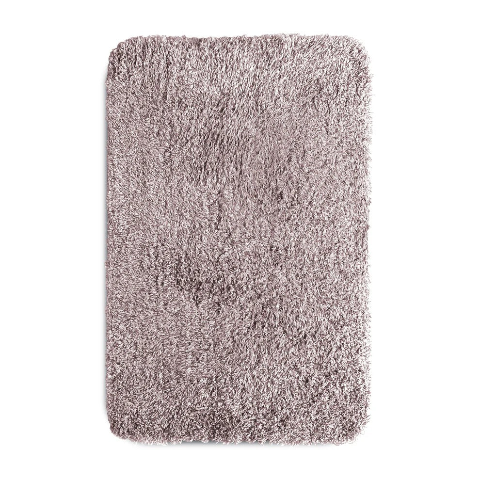 Fluffy Microfibre Door Mat – 50 x 80 cm, Non-Slip, Grey, Beige or Pink - Pink, 1 Mat