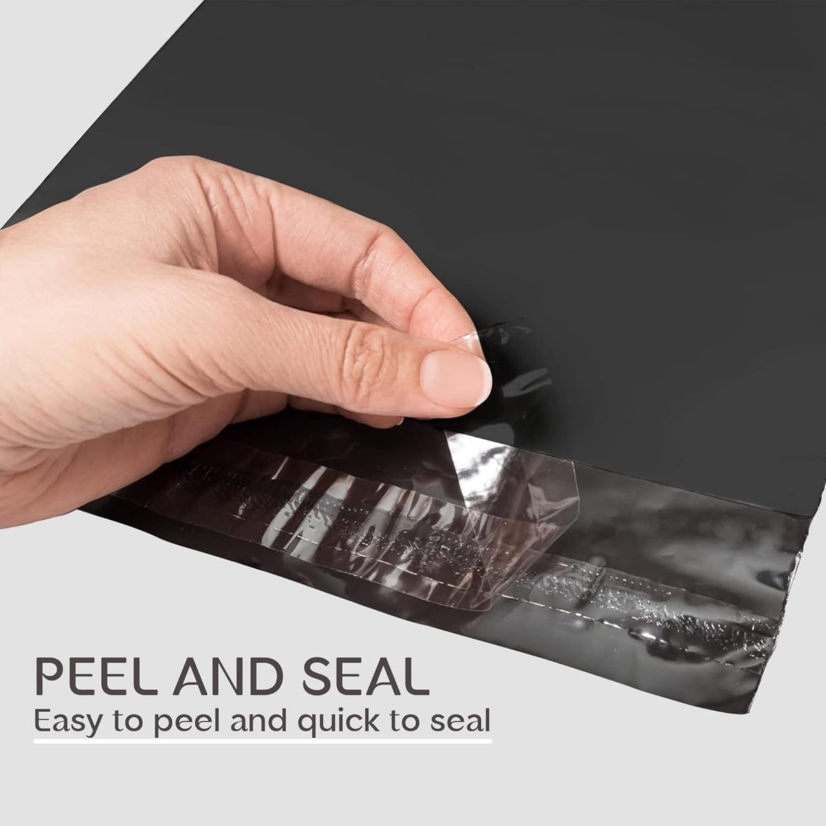 Large Black Mailing Bags – 40 x 55 to 70 x 90 cm, Packs of 30 to 1000 - photo 2