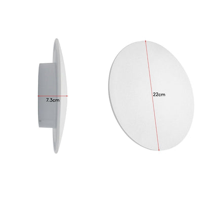 Round LED Halo Wall Light IP54 – White, Warm White - photo 3