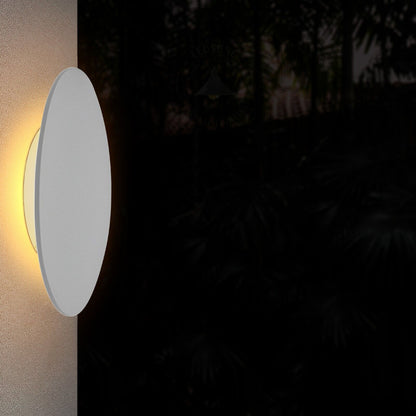 Round LED Halo Wall Light IP54 – White, Warm White - photo 5