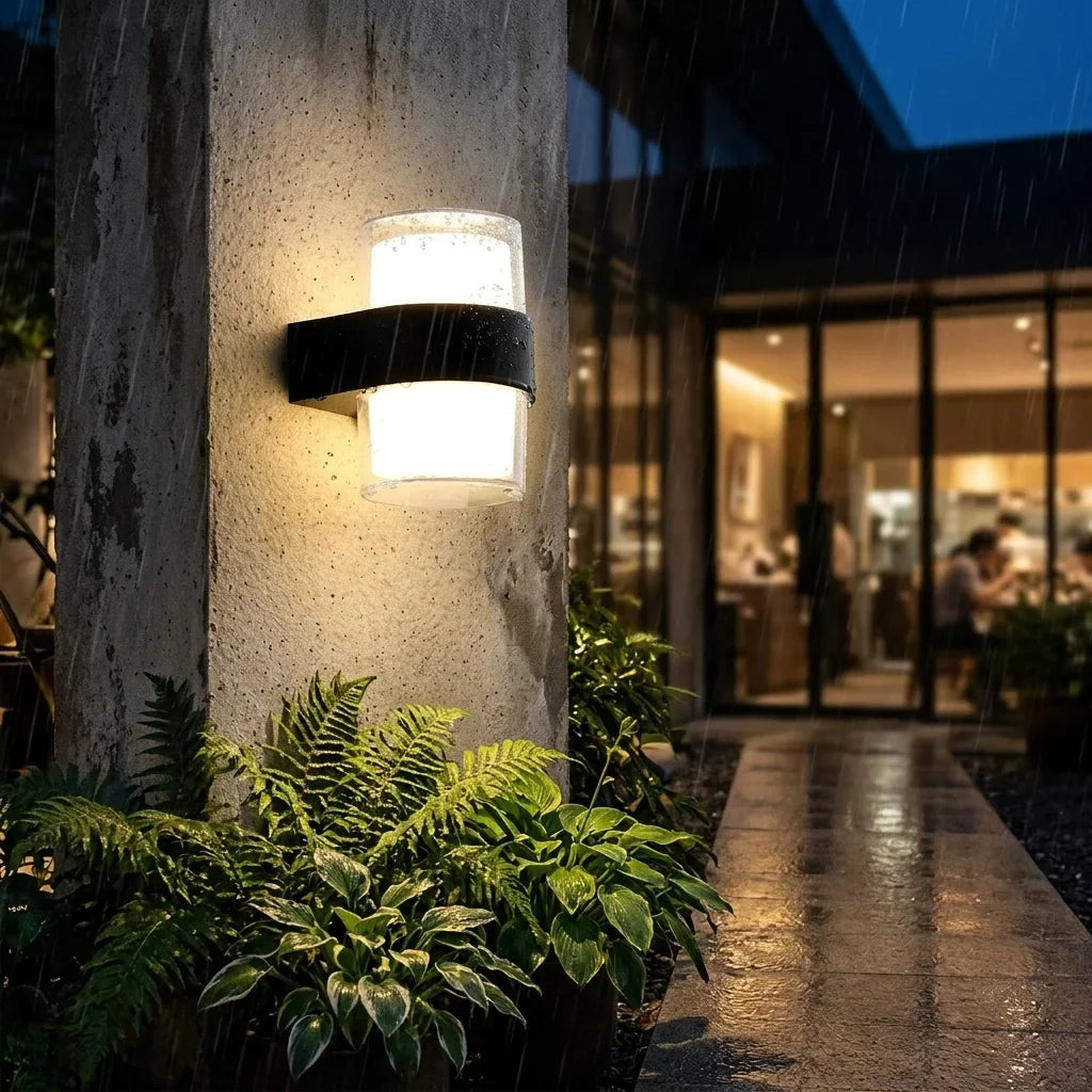 Up Down LED Outdoor Wall Light 12W IP54 – Black, Warm White - photo 10