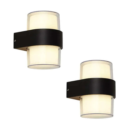 Up Down LED Outdoor Wall Light 12W IP54 – Black, Warm White - photo 7