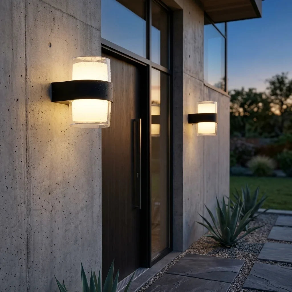 Up Down LED Outdoor Wall Light 12W IP54 – Black, Warm White - photo 9