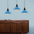 3-Light Pendant – Round Plate or Bar, Cones, Cages or Glass Globes, E27