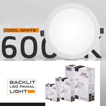 Round Recessed LED Downlight 5W – Cool White 6000K, 550 lm - photo 9