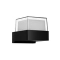 Square 7W LED Wall Light IP54 – Black, Die-cast Aluminium
