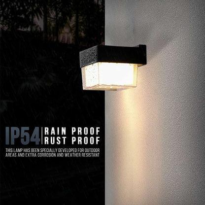 Square 7W LED Wall Light IP54 – Black, Die-cast Aluminium - photo 2