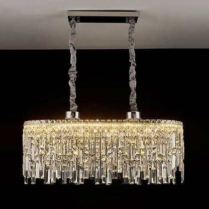 Modern Crystal Chandelier K9 LED Droplet Ceiling Light Luxury Hanging Fixture - photo 10