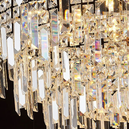 Modern Crystal Chandelier K9 LED Droplet Ceiling Light Luxury Hanging Fixture - photo 11