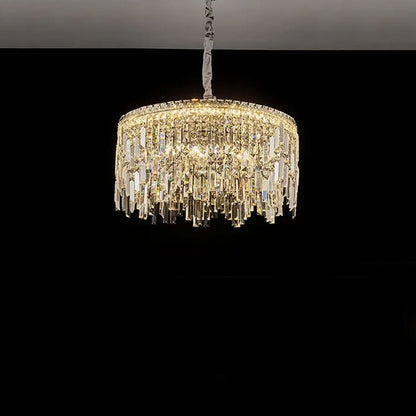 Modern Crystal Chandelier K9 LED Droplet Ceiling Light Luxury Hanging Fixture - photo 21