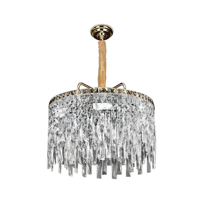 Modern Crystal Chandelier K9 LED Droplet Ceiling Light Luxury Hanging Fixture - photo 23