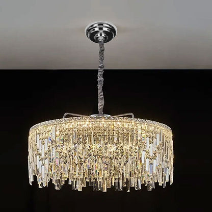 Modern Crystal Chandelier K9 LED Droplet Ceiling Light Luxury Hanging Fixture - photo 9