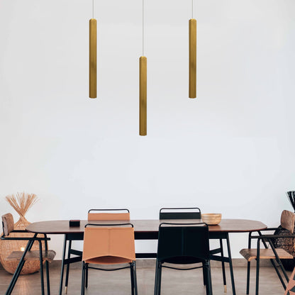 Cylinder Tube Pendant Light – Black or Gold, Single or Pair - photo 9