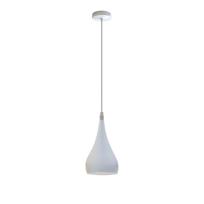 Teardrop Pendant Light – 16 cm Metal Shade, 11 Colours, E27 - photo 20