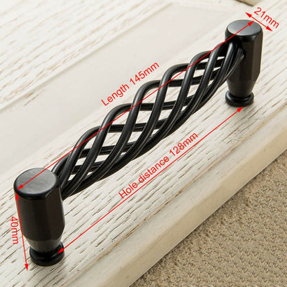Black Birdcage Cabinet Knobs & Handles – Round, Oval, Bar or D Handle - photo 6