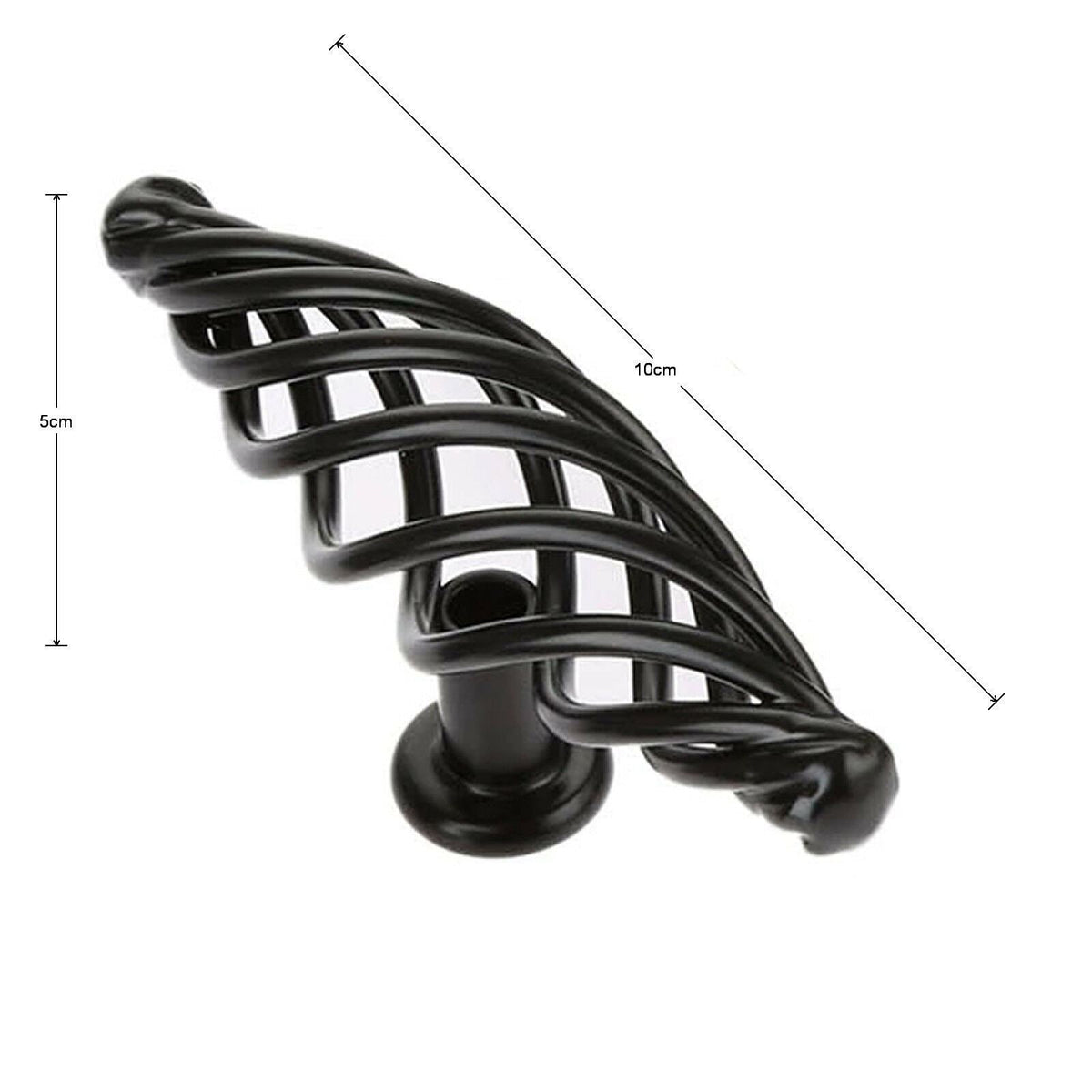 Black Birdcage Cabinet Knobs & Handles – Round, Oval, Bar or D Handle - photo 8