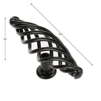 Black Birdcage Cabinet Knobs & Handles – Round, Oval, Bar or D Handle - photo 8