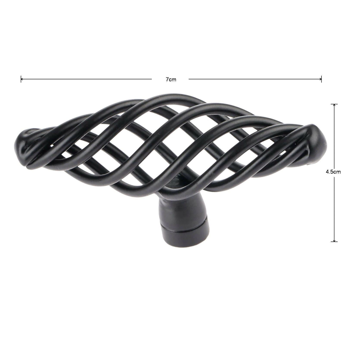 Black Birdcage Cabinet Knobs & Handles – Round, Oval, Bar or D Handle - photo 9