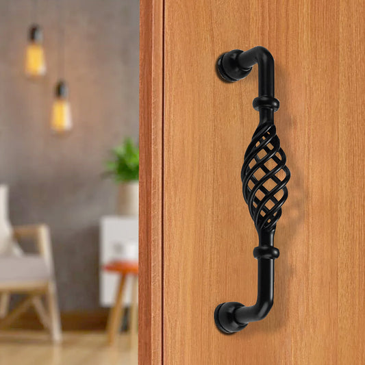 Black Birdcage Cabinet Knobs & Handles – Round, Oval, Bar or D Handle