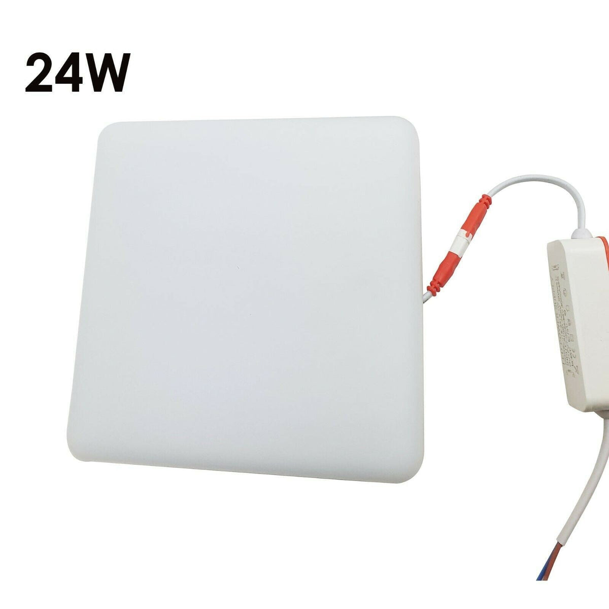 Frameless Square LED Panel Light 24W – Adjustable Cut-Out