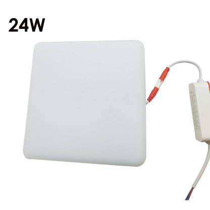 Frameless Square LED Panel Light 24W – Adjustable Cut-Out