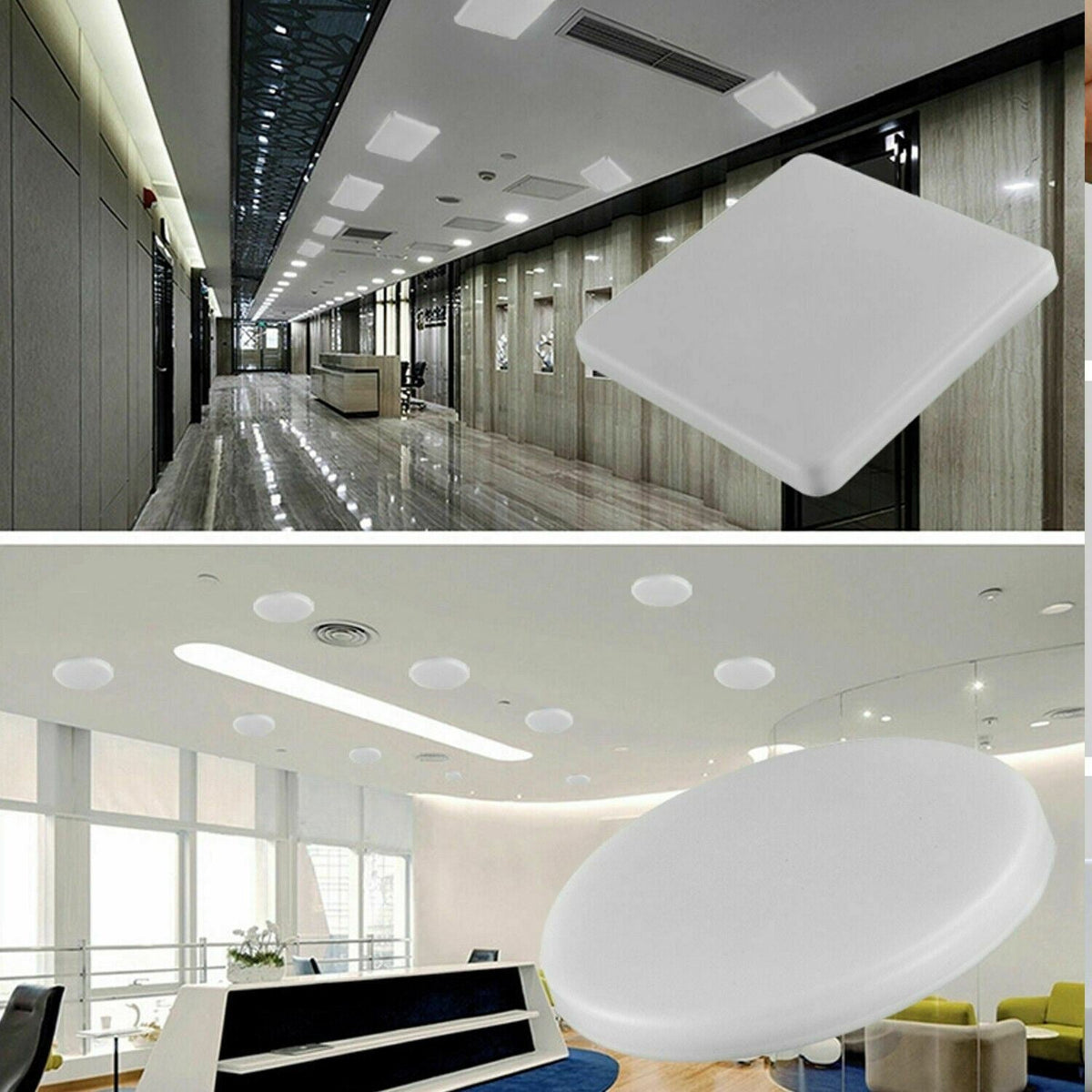 Frameless Square LED Panel Light 24W – Adjustable Cut-Out - photo 5
