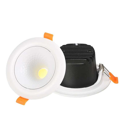 12W LED Recessed Adjustable Downlight â€“ Round, White - photo 2
