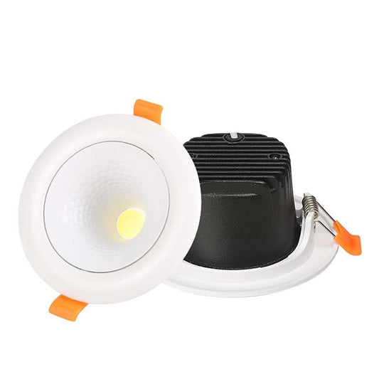 Round COB LED Downlight 12W – Warm White, Adjustable Beam - photo 2