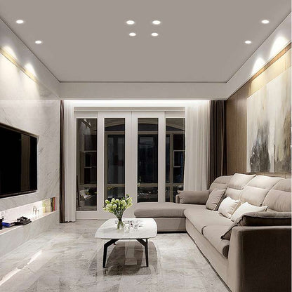 12W LED Recessed Adjustable Downlight â€“ Round, White - photo 3