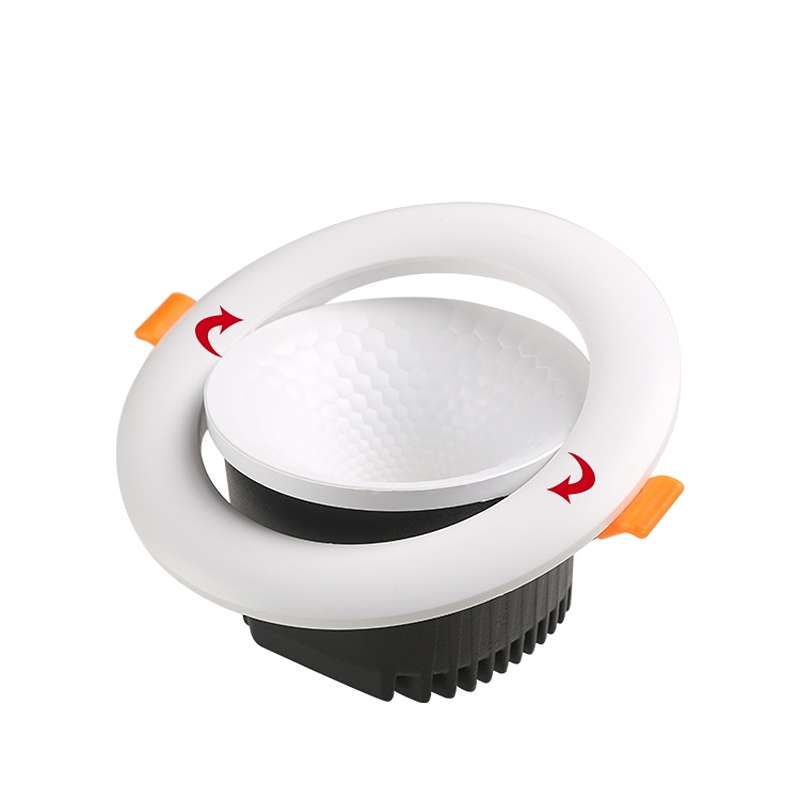Round COB LED Downlight 7W – Warm White, Adjustable Beam - photo 5