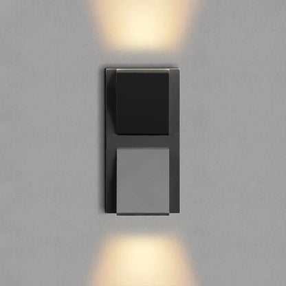 Up Down LED Wall Light 6W IP54 – Black, Adjustable Beam - photo 6