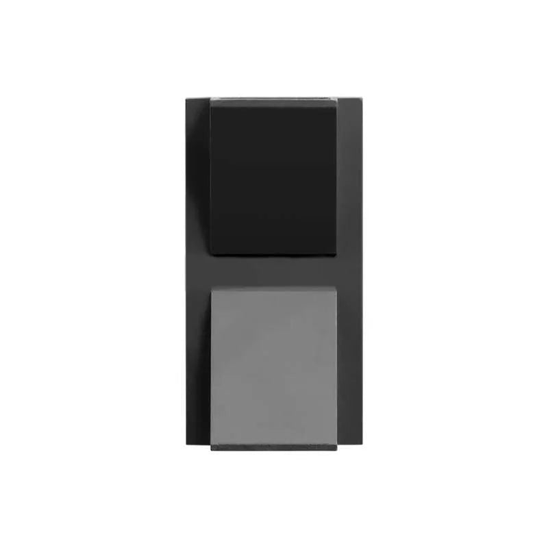 Up Down LED Wall Light 6W IP54 – Black, Adjustable Beam - photo 7