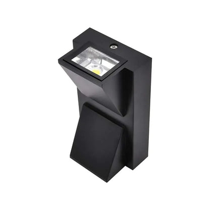 Up Down LED Wall Light 6W IP54 – Black, Adjustable Beam - photo 8