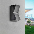 Up Down LED Wall Light 6W IP54 – Black, Adjustable Beam