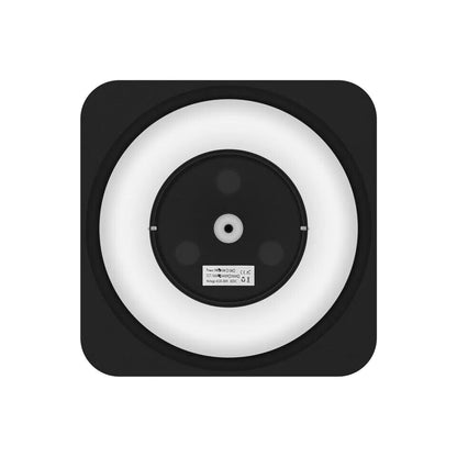 Square LED Halo Wall Light IP54 – Black, Warm White - photo 3